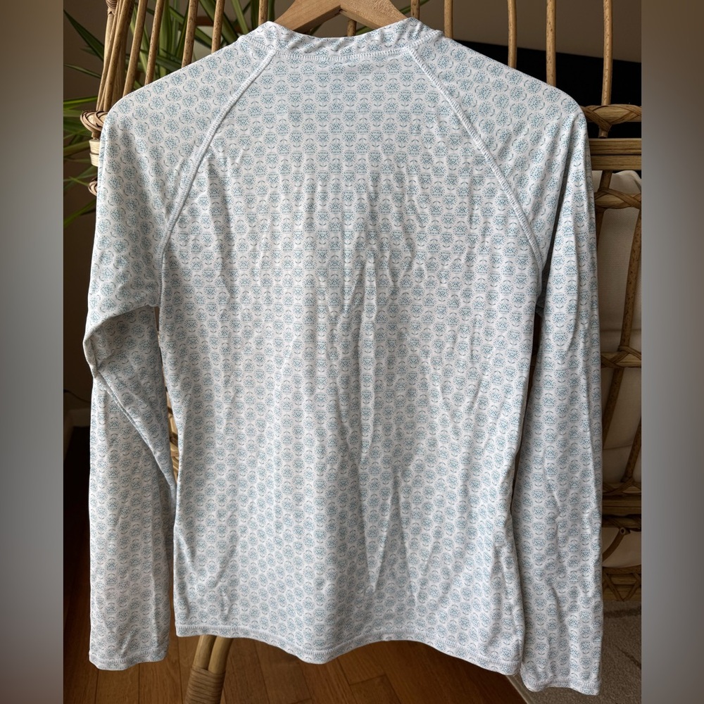 Aqua Et Sol Swim 3/4 Zip Long Sleeve Shirt - Picture 2 of 5